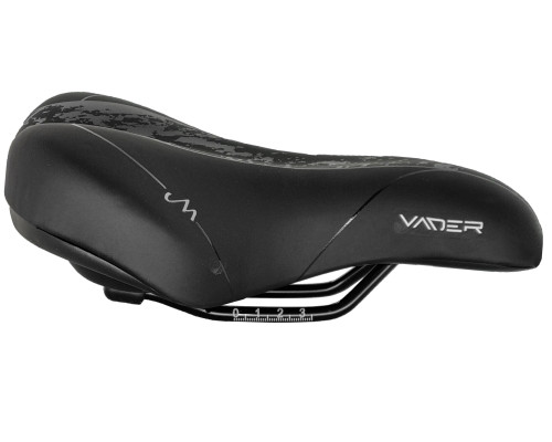 Сідло велосипедне VADER CITY/TREKKING 60st Жіноче 185x250мм чорний Сідло велосипедне VADER CITY/TREKKING 60st Жіноче 185x250мм чорний