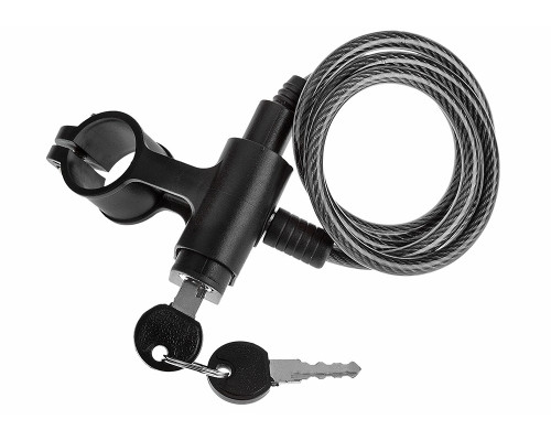 Спіральний велосипедний замок KELLYS Bill K-825S 80см чорний