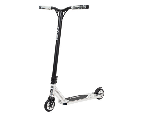 Дитячий самокат фрістайл inSPORTline Vulture чорно-білий