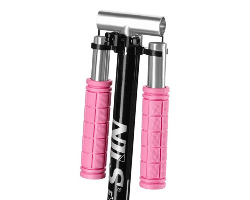 Самокат складний Nils Extreme HM1302, чорно-рожевий