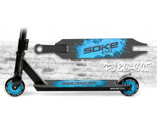 Самокат трюковий SOKE EVO чорно-синій