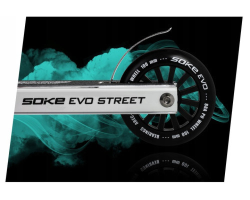 Самокат трюковий SOKE EVO Street сріблястий