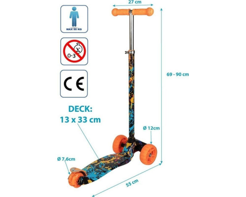 Скутер Enero Maxi Graffiti Багатоколірний (1024615)