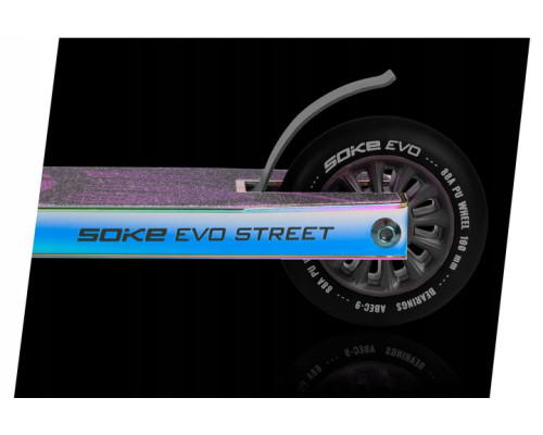Самокат трюковий SOKE EVO фіолетовий