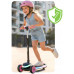 Дитячий самокат триколісний Ricokids Leddi чорно-рожевий