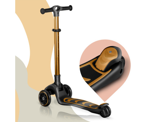 Самокат дитячий триколісний Nukido Filippo золотистий