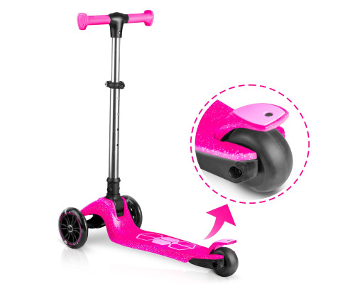 Самокат дитячий триколісний Ricokids Jelly рожевий