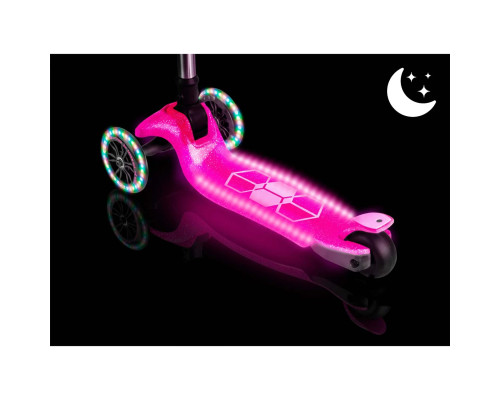 Самокат дитячий триколісний Ricokids Jelly рожевий