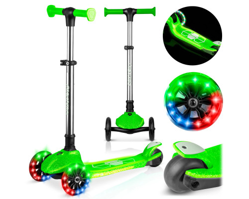 Самокат дитячий триколісний Ricokids Jelly зелений