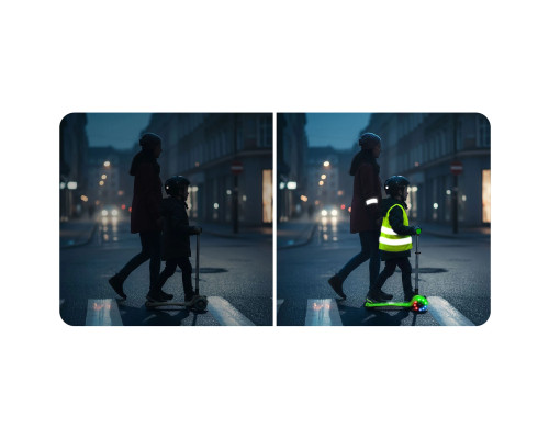 Самокат дитячий триколісний Ricokids Jelly зелений