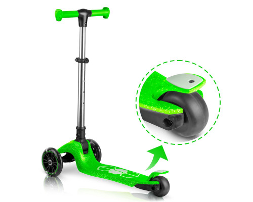 Самокат дитячий триколісний Ricokids Jelly зелений