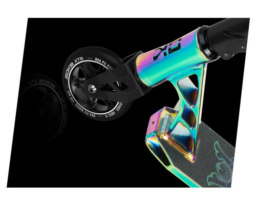 Самокат трюковий SOKE XTR Street Rainbow чорний