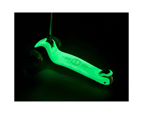 Самокат дитячий триколісний Ricokids Glow бірюзовий