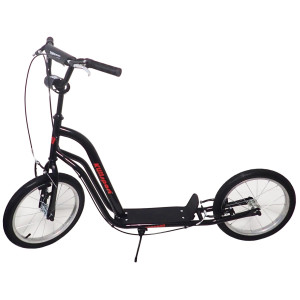 Дитячий самокат KUBISPORT 90 кг, чорний