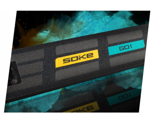 Самокат трюковий SOKE GO чорно-бірюзовий