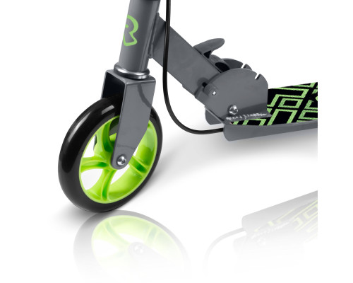 Дитячий самокат Ricokids Kodi сіро-зелений