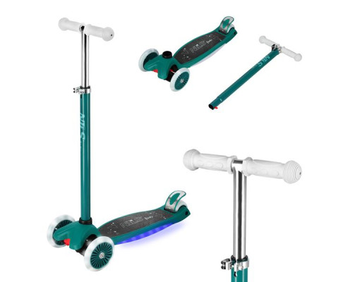 Самокат NILS FUN HLB1310, зелений