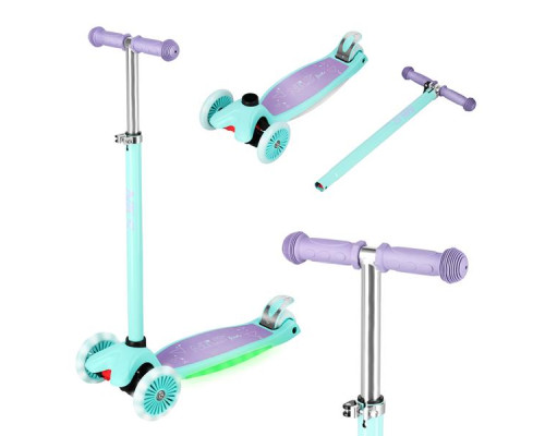 Самокат NILS FUN HLB1310, бірюзовий