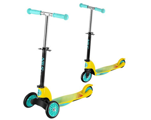 Самокат 2 в1 NILS FUN HLB202, лаймовий