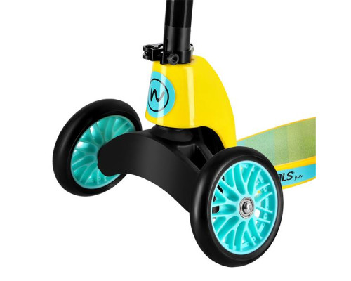 Самокат 2 в1 NILS FUN HLB202, лаймовий