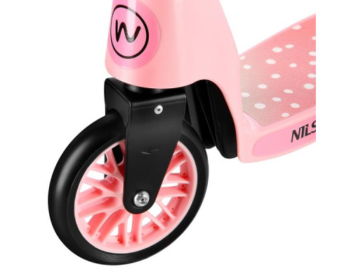 Самокат 2в1 NILS FUN HLB202, рожевий