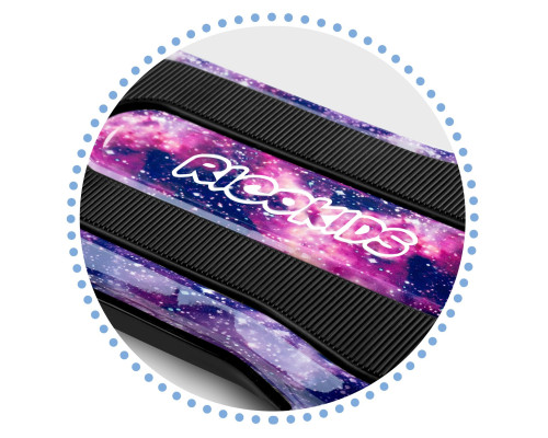 Дитячий самокат триколісний Ricokids Piko рожево-фіолетовий