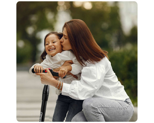 Самокат дитячий триколісний Ricokids Piko чорно-червоний