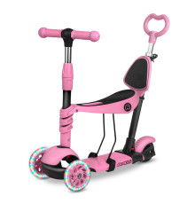 Дитячий самокат триколісний Ricokids Todi рожевий