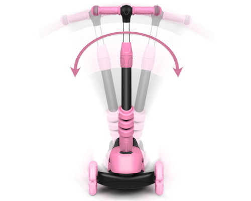 Дитячий самокат триколісний Ricokids Todi рожевий