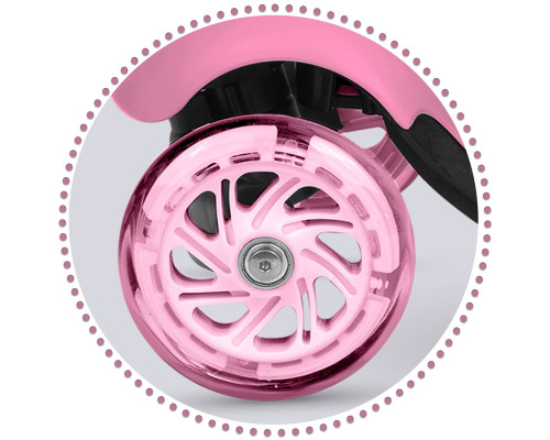 Дитячий самокат триколісний Ricokids Todi рожевий