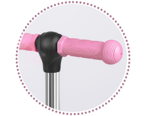 Дитячий самокат триколісний Ricokids Todi рожевий