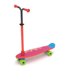 Дитячий самокат-скейтборд Chillafish Skatieskootie 2в1 червоний