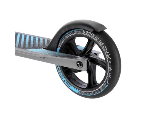 Самокат NILS EXTREME HD145 графітово-блакитний Самокат NILS EXTREME HD145 графітово-блакитний