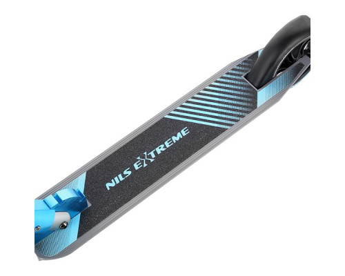 Самокат NILS EXTREME HD145 графітово-блакитний Самокат NILS EXTREME HD145 графітово-блакитний