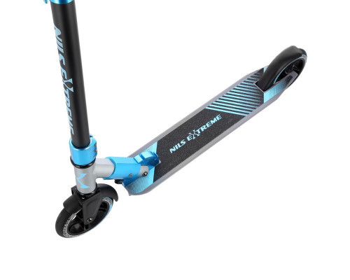 Самокат NILS EXTREME HD145 графітово-блакитний Самокат NILS EXTREME HD145 графітово-блакитний