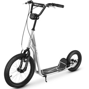 Самокат NILS EXTREME WH10121, чорно-сірий
