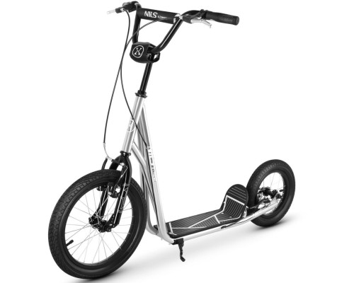 Самокат NILS EXTREME WH10121, чорно-сірий