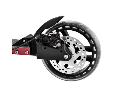 Самокат складний Nils Extreme HM122, сіро-рожевий