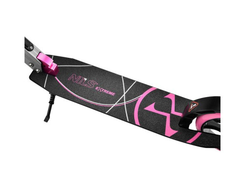 Самокат складний Nils Extreme HM127 сіро-рожевий