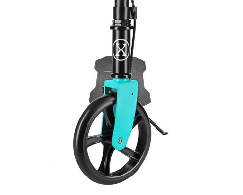 Самокат складний Nils Extreme HM183, чорно-блакитний