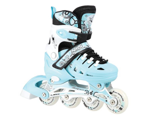 Роликові ковзани 4в1 NILS EXTREME NH10905 розмір M 35-38, блакитні