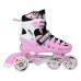 Роликові ковзани 4в1 NILS EXTREME NH1090 розмір S 31-34, рожеві