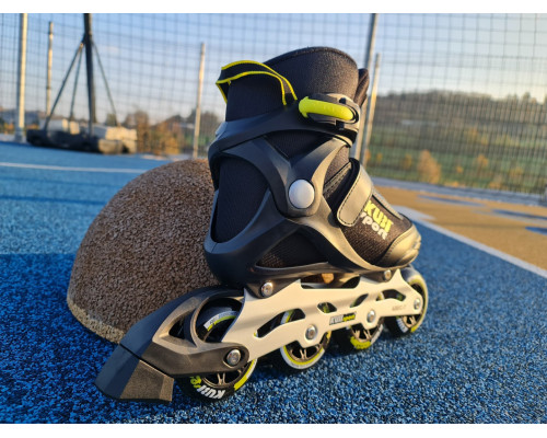 Роликові ковзани KUBISPORT розмір 41, чорно-жовті