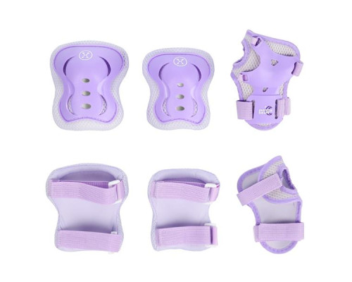 Роликові ковзани з комплектом захисту NILS EXTREME Moonbeam NA0189 розмір L 39-42, фіолетові