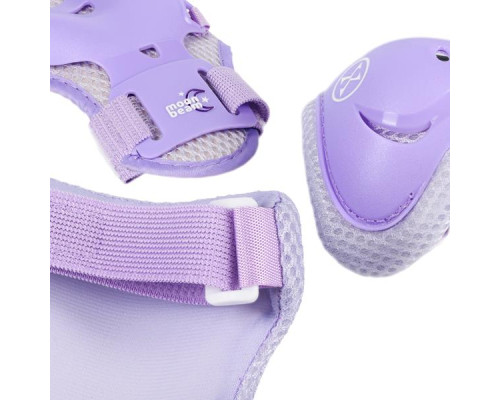 Роликові ковзани з комплектом захисту NILS EXTREME Moonbeam NA0189 розмір L 39-42, фіолетові