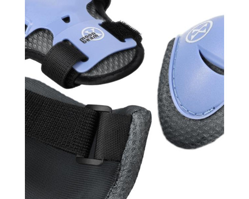 Роликові ковзани з комплектом захисту NILS EXTREME Moonbeam NA0189 розмір S 31-34, чорно-сині