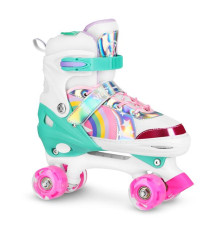 Роликові ковзани NILS Extreme NQ0187 розмір M 35-38, різнокольорові