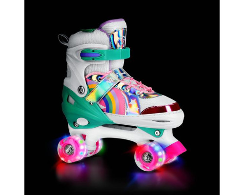 Роликові ковзани NILS Extreme NQ0187 розмір M 35-38, різнокольорові