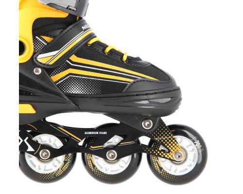 Роликові ковзани 2в1 NILS EXTREME NH18190 розмір M 34-38, чорно-жовті