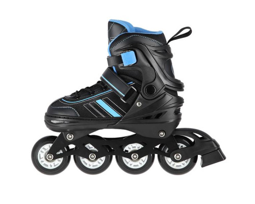 Роликові ковзани 2в1 NILS EXTREME NH18191 розмір L 39-42, чорно-сині